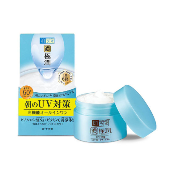 Crema cu factor de protectie solara 50 Hada Labo Gokujun All In One UV White Gel, 90 ml Crema cu factor de protectie solara 50 Hada Labo Gokujun All In One UV White Gel, 90 ml