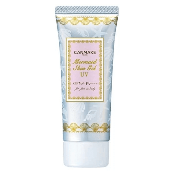 Crema cu protectie solara 50 Canmake Mermaid Skin Gel UV SPF50 PA++++  01 Clear, 40 ml