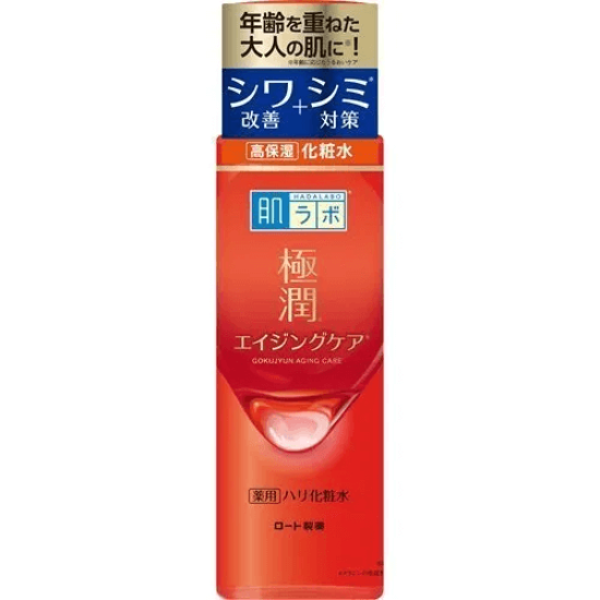 Lotiune hidratanta cu niacinamide si 3 tipuri de acid hialuronic Hada Labo Gokujyun Aging Care Firming Lotion, 170 ml Lotiune hidratanta cu niacinamide si 3 tipuri de acid hialuronic Hada Labo Gokujyun Aging Care Firming Lotion, 170 ml