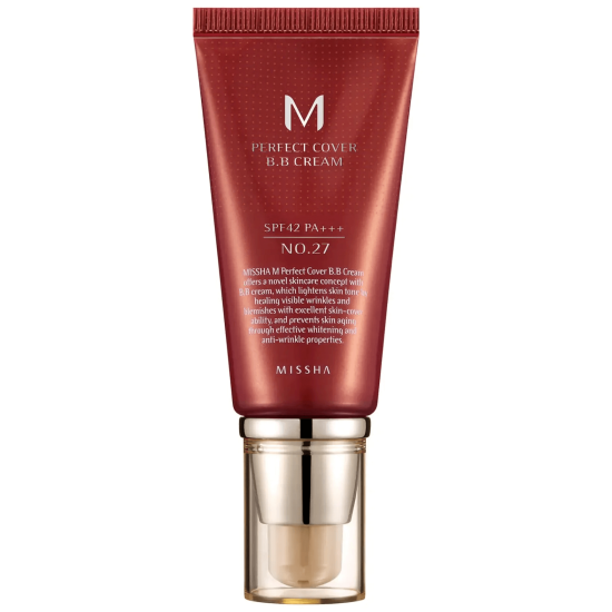 Crema BB MISSHA - M Perfect Cover BB Cream SPF42 PA+++ nuanta 27, 50 ml