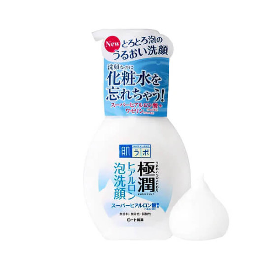 Spuma de curatare cu acid hialuronic Hada Labo Gokujyun Hyaluronic Acid Face Foam, 160 ml Spuma de curatare cu acid hialuronic Hada Labo Gokujyun Hyaluronic Acid Face Foam, 160 ml